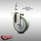 Service Caster 4 Inch 316SS Gray Polyurethane Wheel Swivel 1/2 Inch Threaded Stem Caster SCC SCC-SS316TS20S414-PPUB-121315 - alternate 5